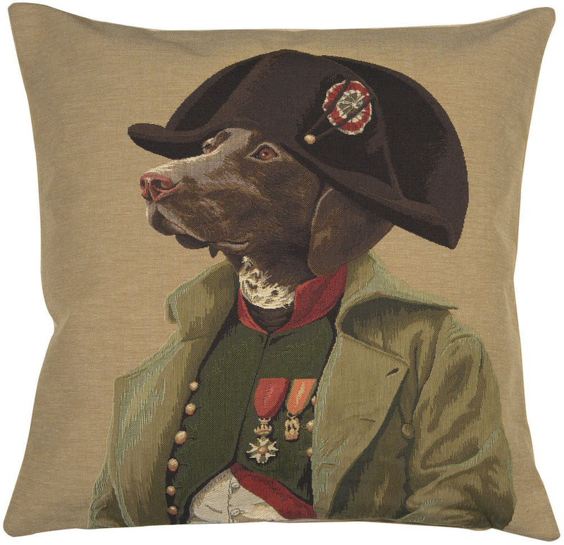 Chien Napoleon European Pillow Cover