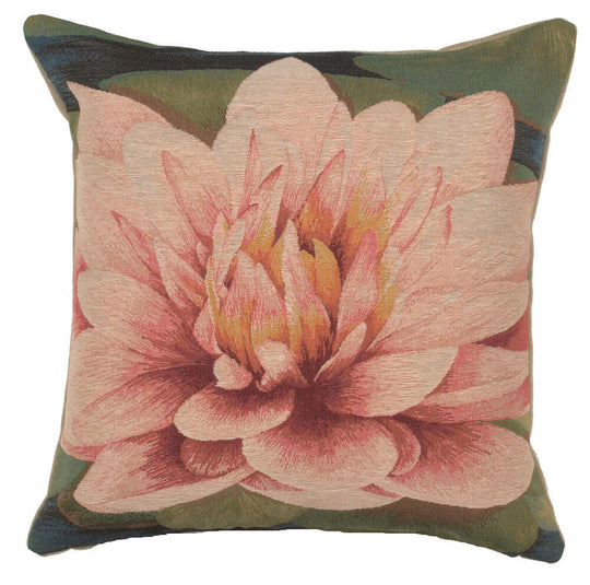 Water Lilly Flower French Pillow Cover