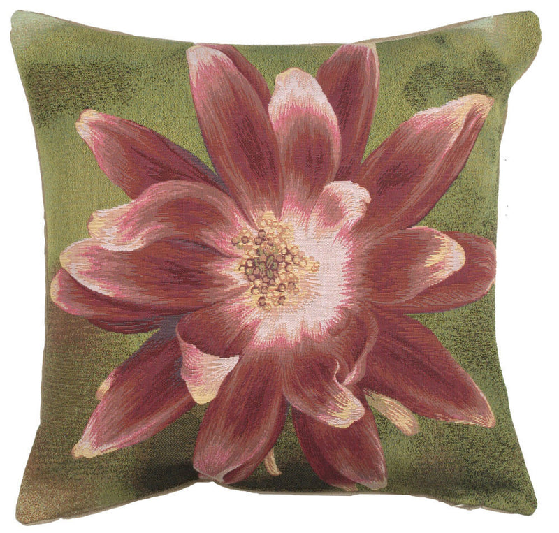Red Star Flower French Pillow Cover