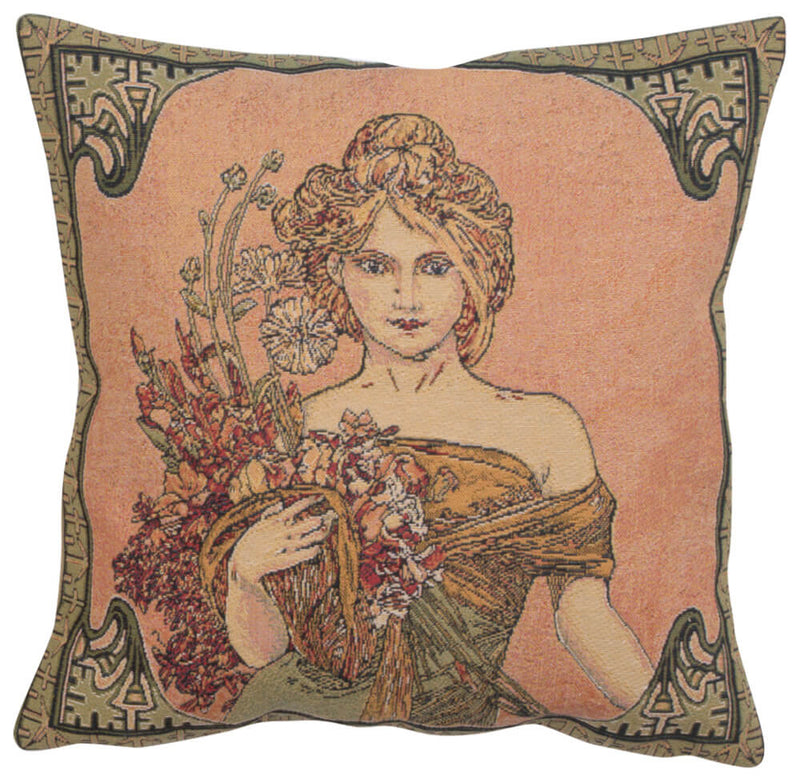 Mucha Spring I European Pillow Cover