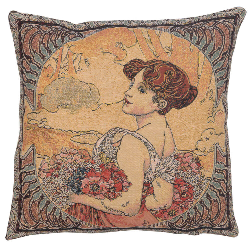Mucha Summer II European Pillow Cover