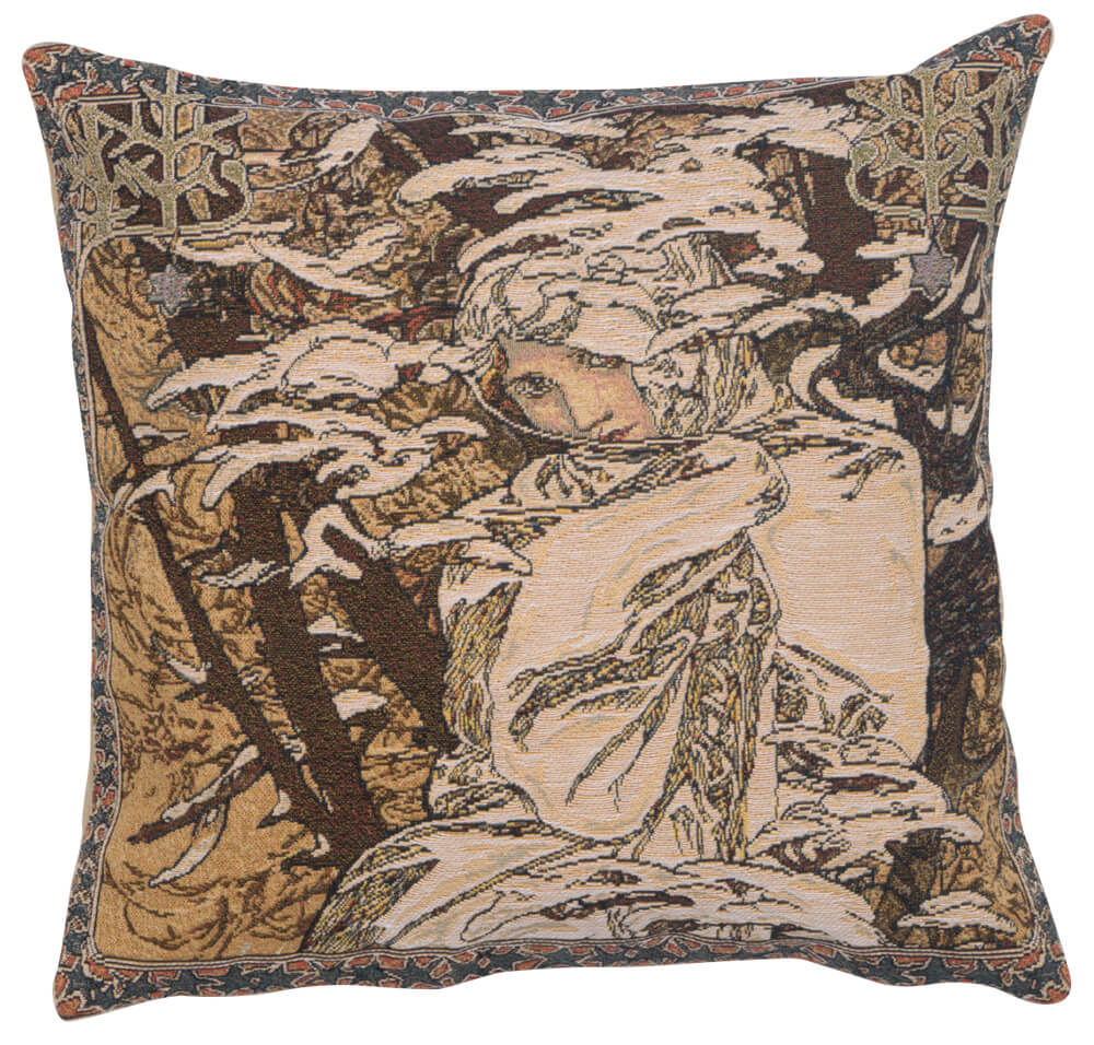 Mucha Winter I European Pillow Cover