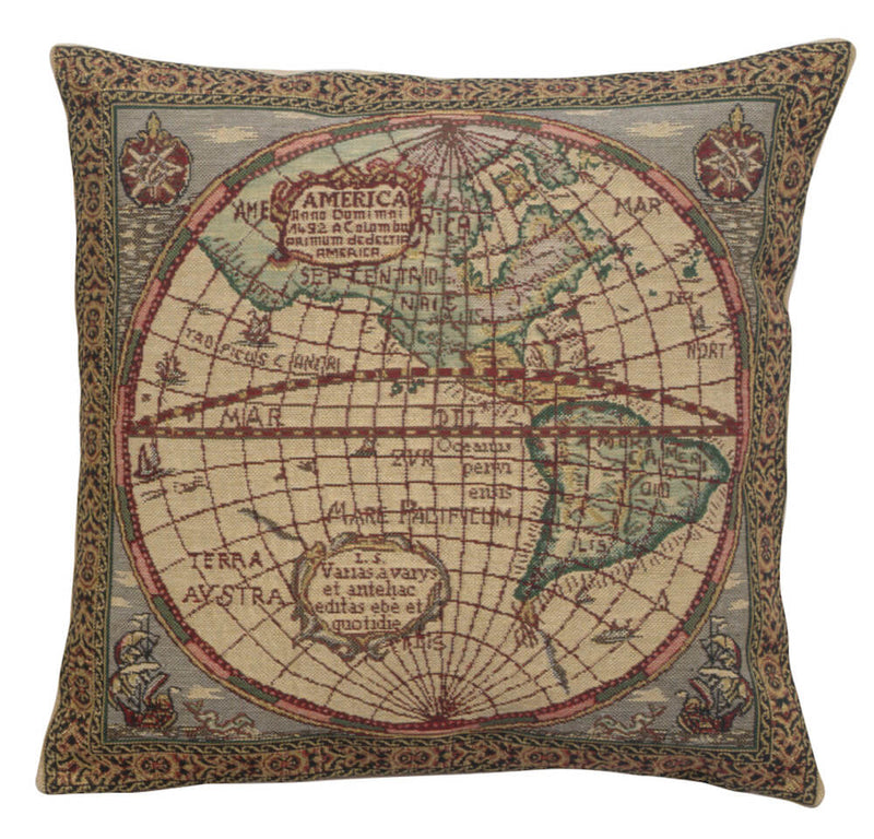 Map of the West Pillow Cover