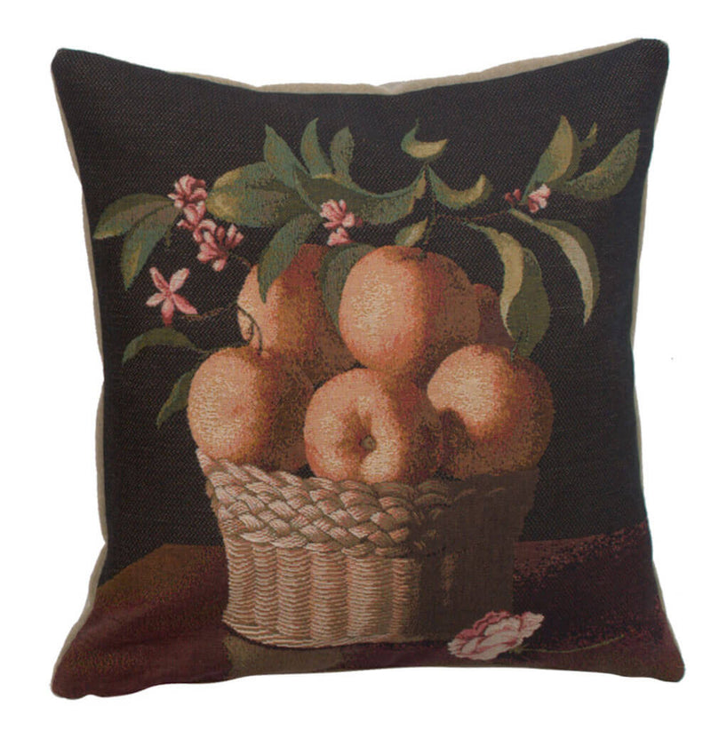 Orange Basket French Pillow Cover