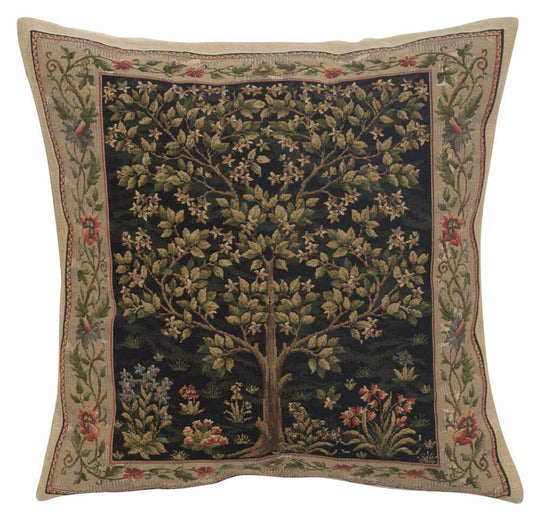 Tree of Life Beige II European Pillow Cover