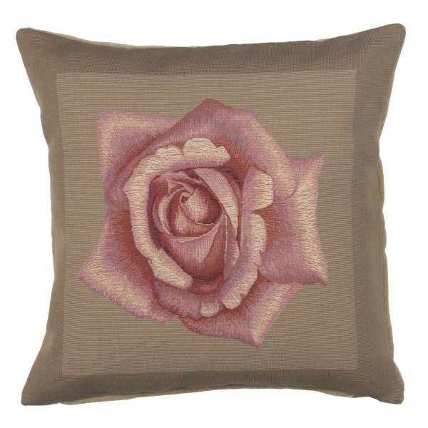 Rose Pink French Pillow Cover