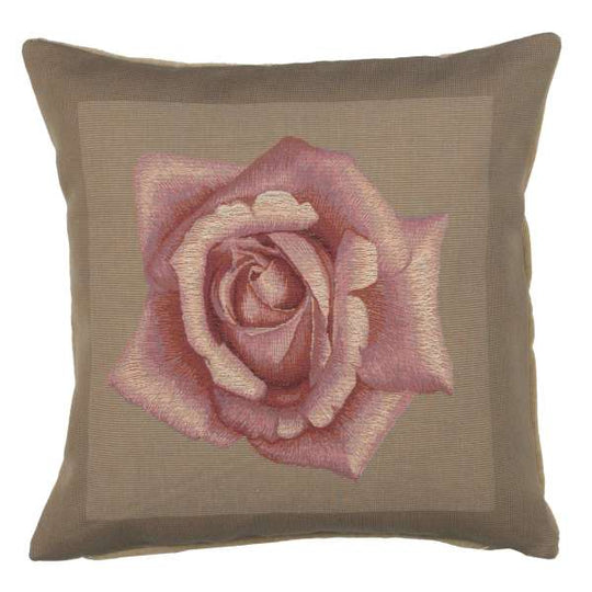 Rose Pink French Pillow Cover