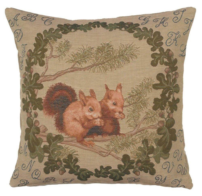 Squirrels French Pillow Cover