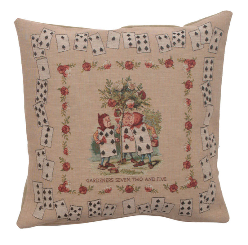 The Gardeners Alice In Wonderland French Pillow Cover