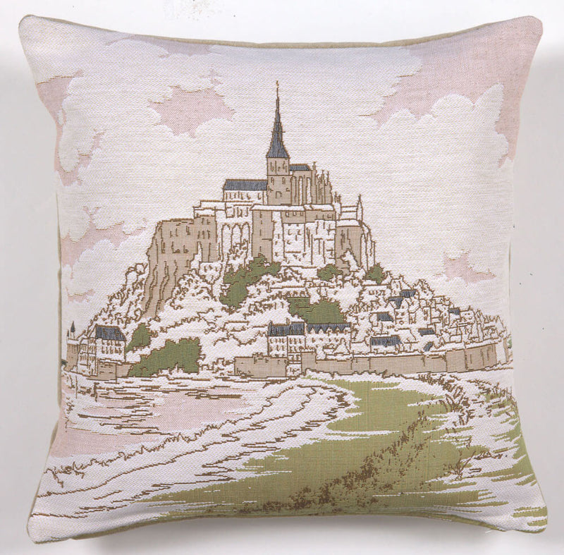 Mont Saint Michel I French Pillow Cover