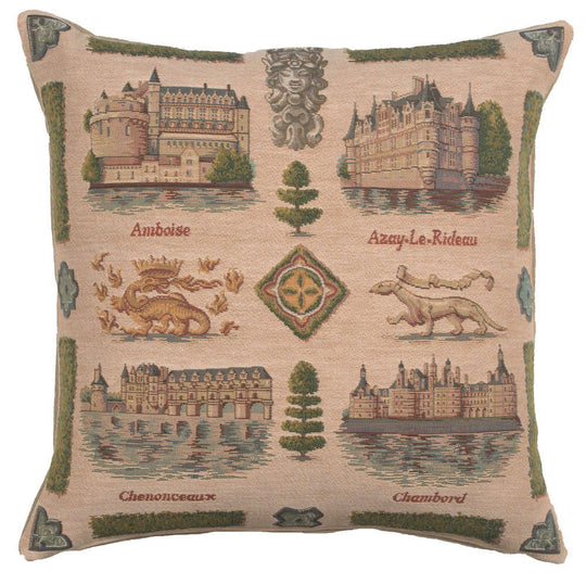 Loire's castle French Pillow Cover