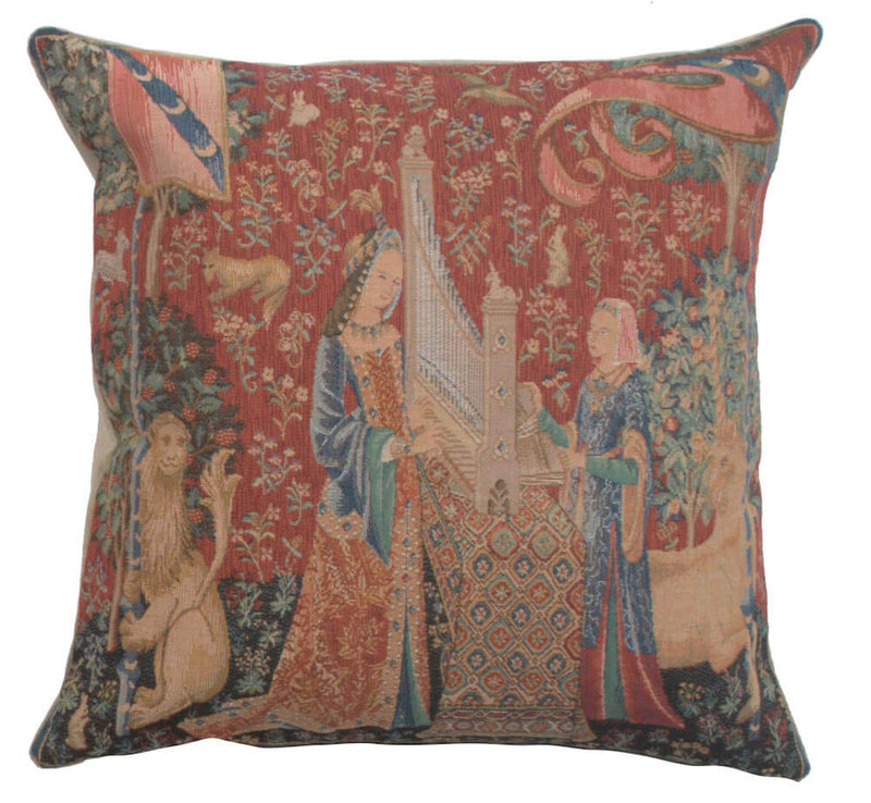The Hearing I Small French Pillow Cover