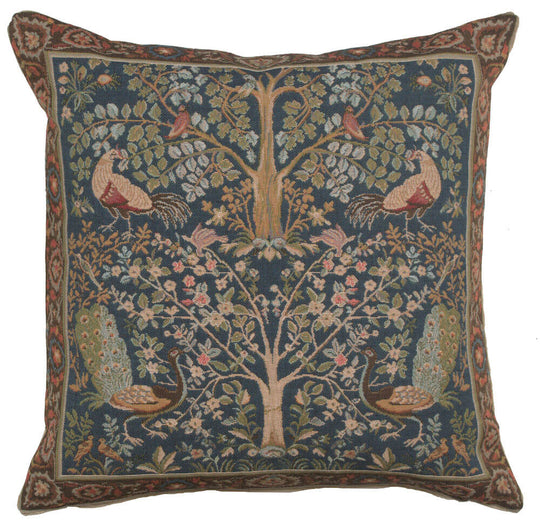 Tree In Blue French Pillow Cover