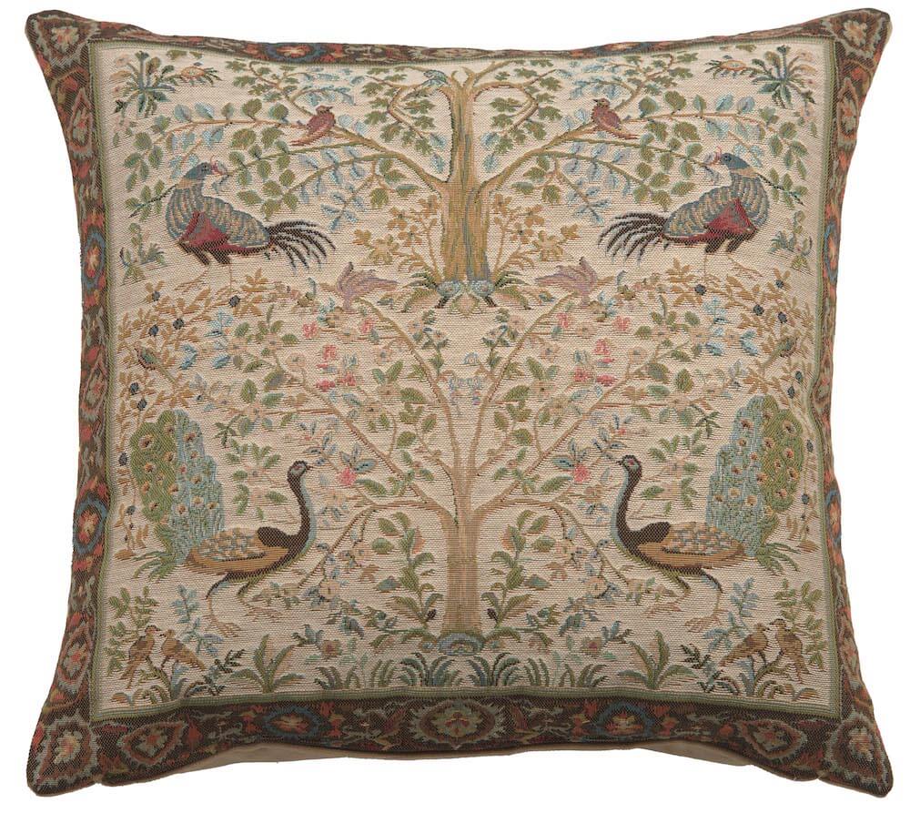 Tree In Cream I French Pillow Cover