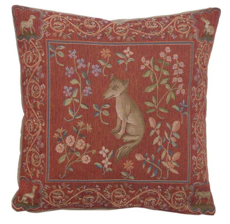 Medieval Fox French Pillow Cover