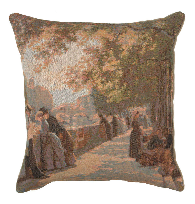 Bank of the River Seine II French Pillow Cover