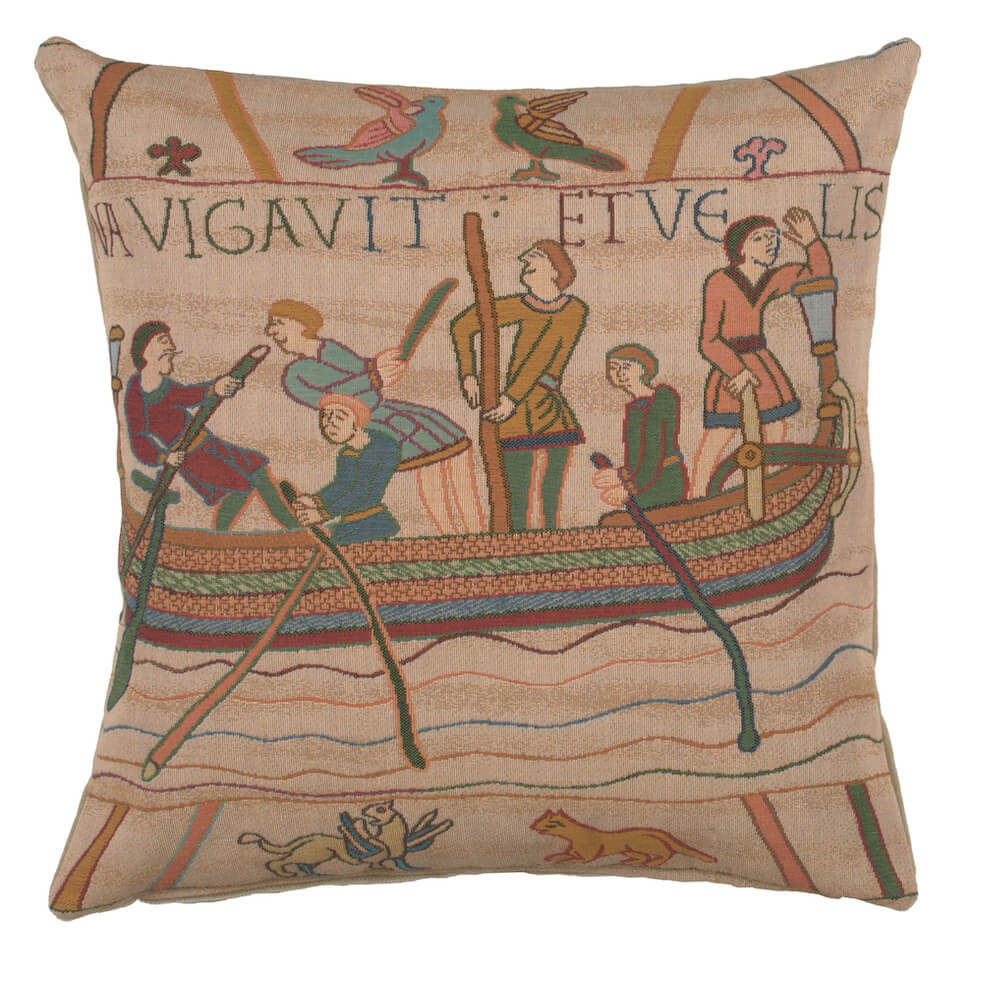 Bayeux L'Embarquement French Pillow Cover