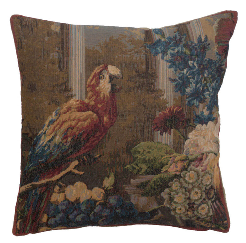Perroquet French Pillow Cover
