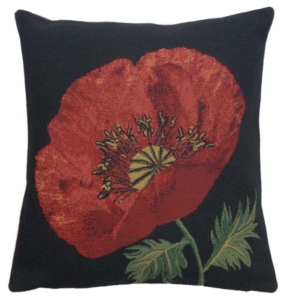 Poppy Red I Pillow Cover