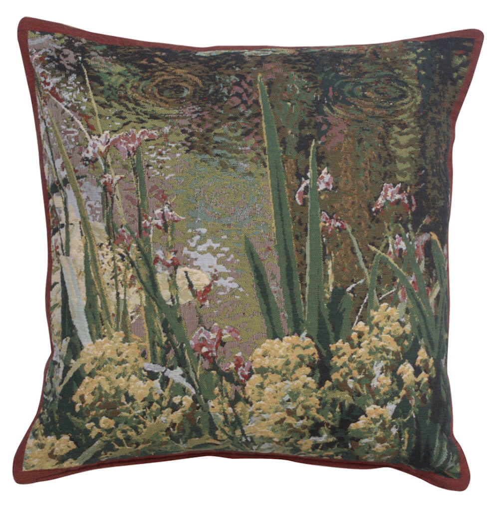 Lively Water Monet's Garden European Pillow Cover