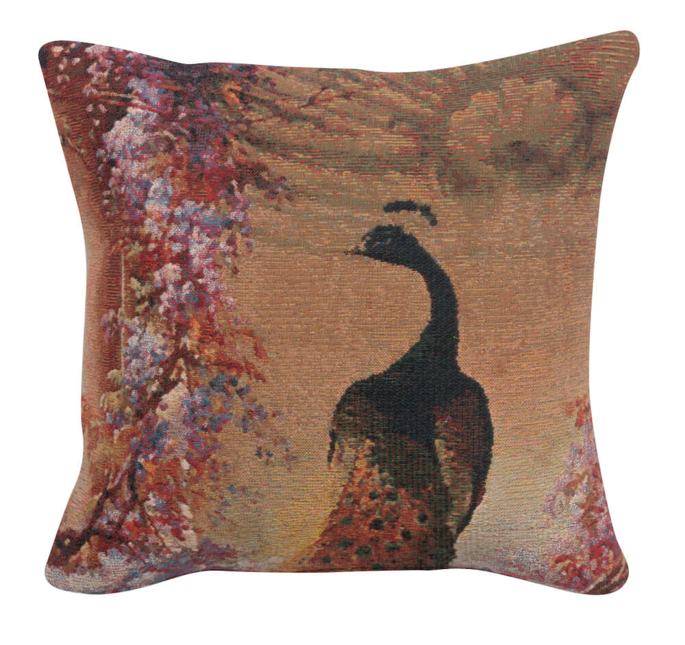 Peacock I European Pillow Cover