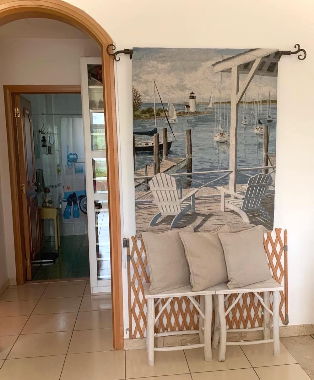 Lighthouse View Wall Tapestry