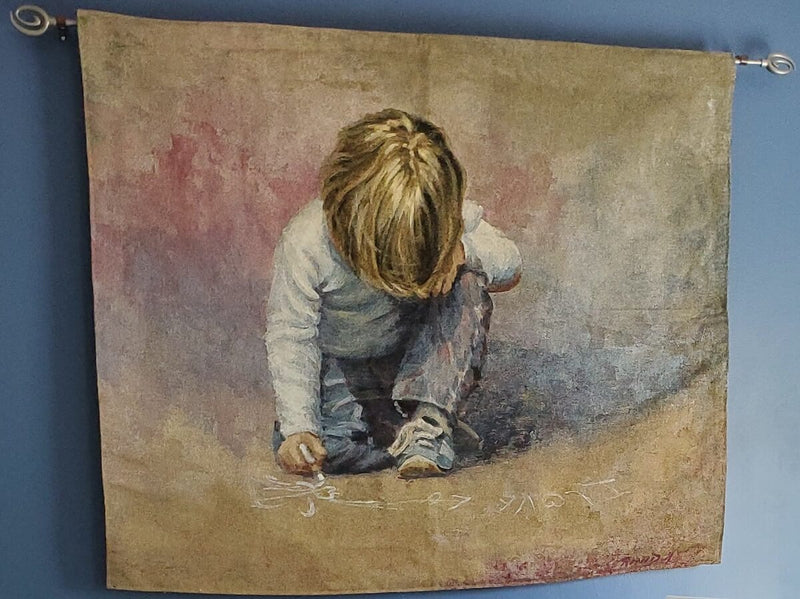 Budding Artist Wall Tapestry