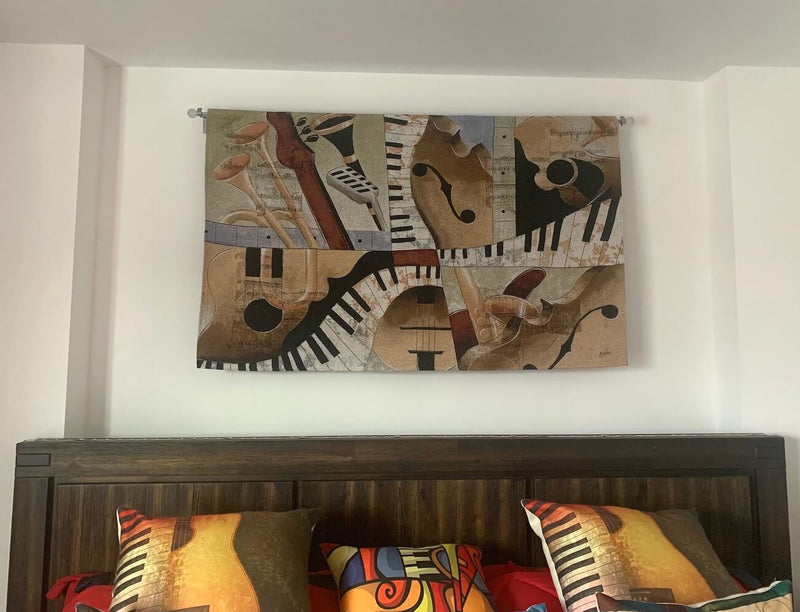 Jazz Medley I Wall Tapestry