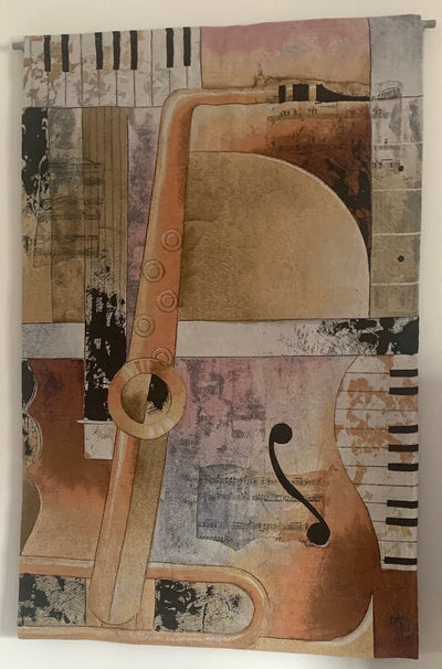 Jazz Medley II Wall Tapestry