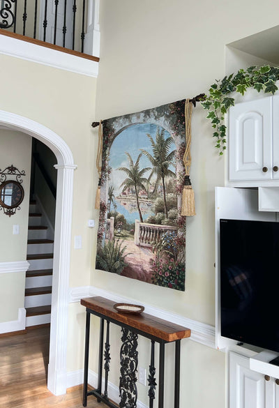 Tropical Terrace Wall Tapestry