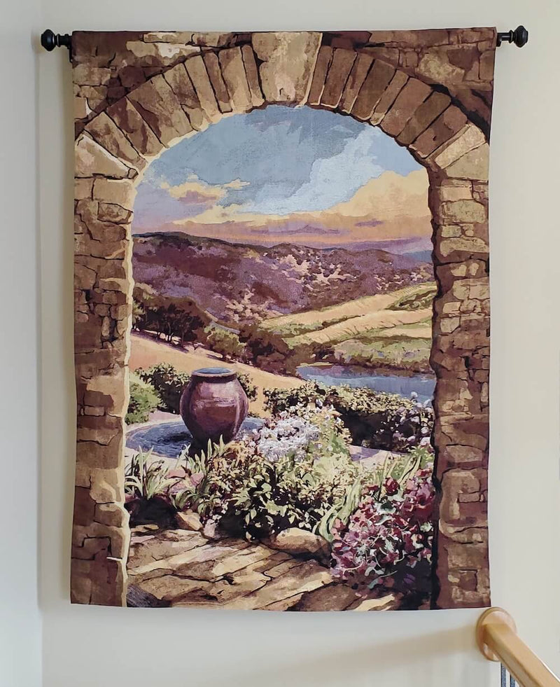 Afternoon in Tuscany Wall Tapestry
