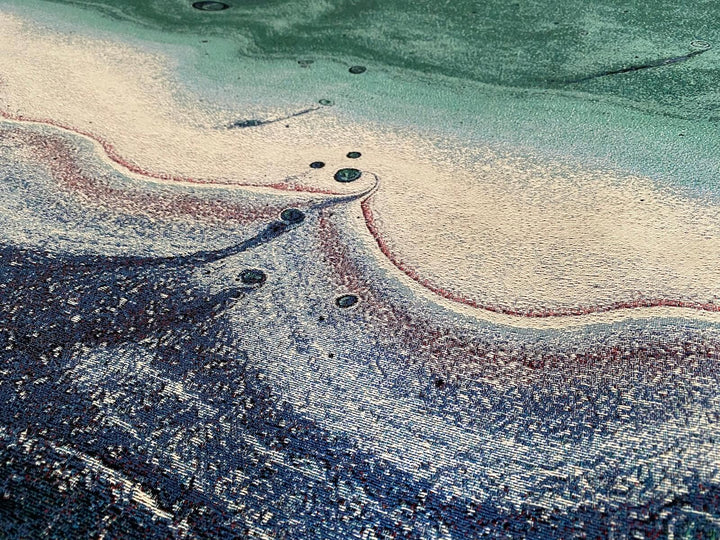 CLEARANCE - Color Waves Square Wall Tapestry