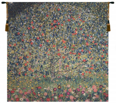 Gustav Klimt Apple Tree Belgian Wall Tapestry