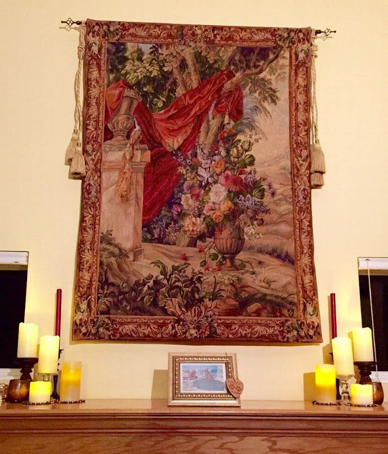 Red Drape French Wall Tapestry