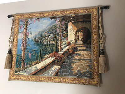 Cobblestone Path Belgian Wall Tapestry