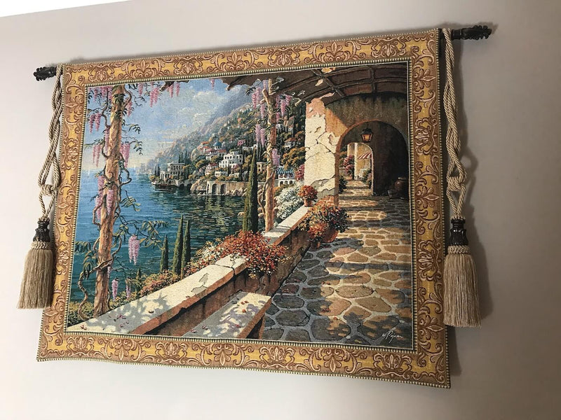 Cobblestone Path Belgian Wall Tapestry