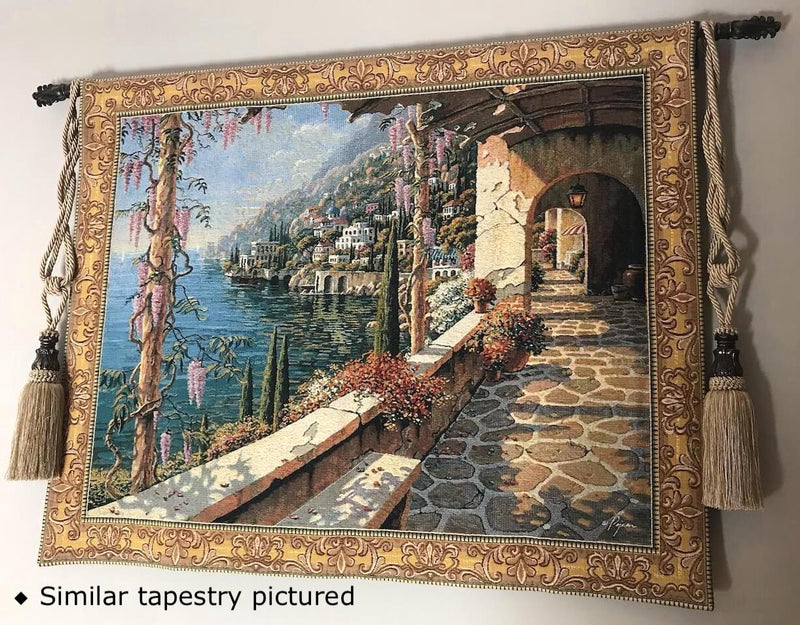 Tuscan Palazzo Belgian Wall Tapestry